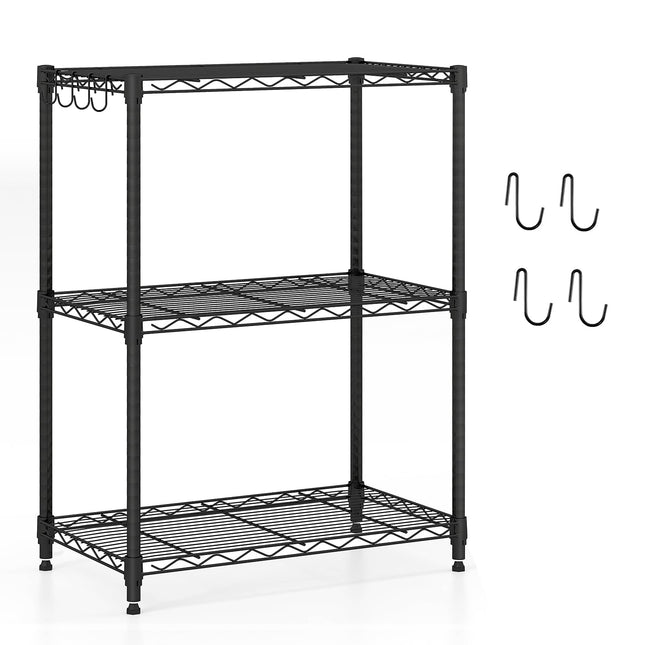 3-stufiges, verstellbares Metallregal – Schwerlastregal