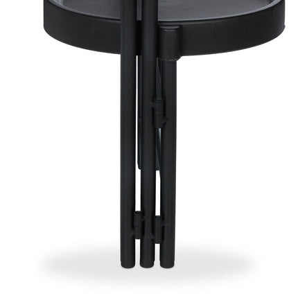 3-Tier Plant Stand, Foldable Steel & Plastic