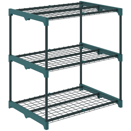 3-Tier Plant Stand, Steel Frame, Indoor/Outdoor Use