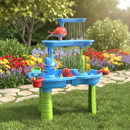 3-Tier Water Play Table with Accessories