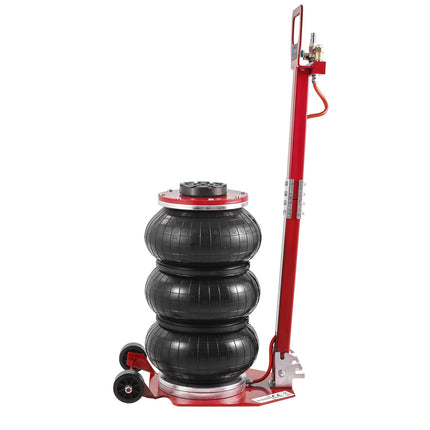 3 Ton Triple Bag Air Jack, 17.7 in Lift, Long Handle