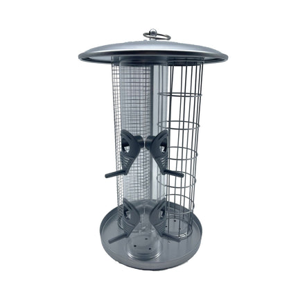 3-in-1-Vogelfutterhaus mit Schale für Wildvögel