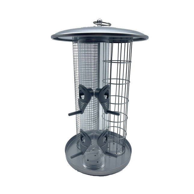 3-in-1-Vogelfutterhaus mit Schale für Wildvögel