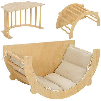 3-in-1 Kletterbogen, Wippe, Leiter für Kinder 18-48 Monate