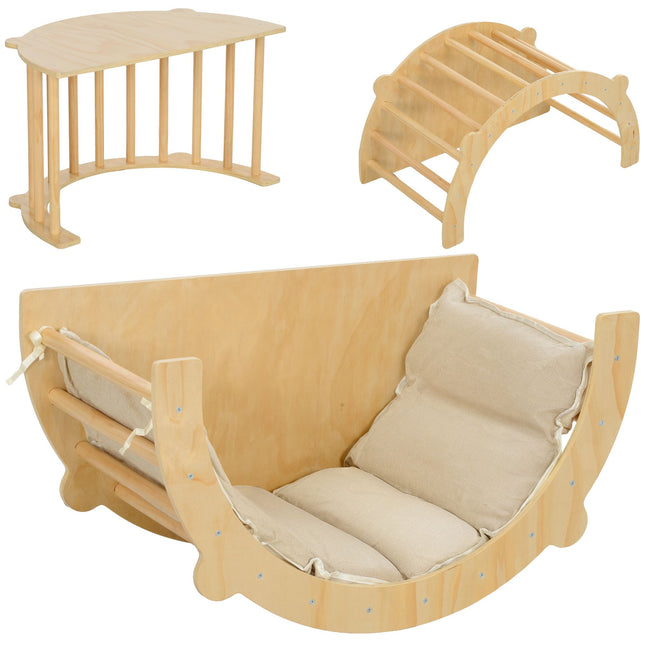 3-in-1 Kletterbogen, Wippe, Leiter für Kinder 18-48 Monate