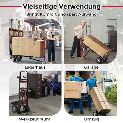 3-in-1-Klappkarre, 450 kg Tragkraft, Metallrahmen