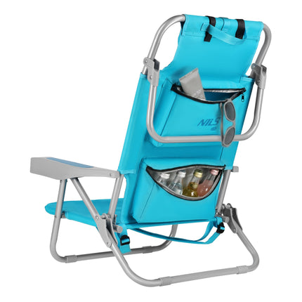 3-in-1 faltbarer Strandkorb mit Kühltasche
