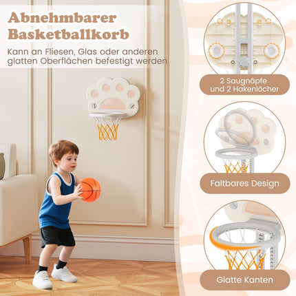 3-in-1 Sportcenter für Kinder: Basketball, Fußball, Golf