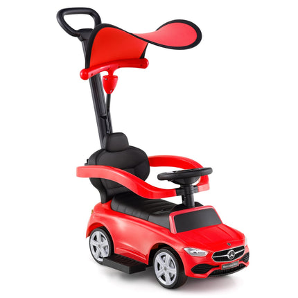 3-in-1 Mercedes-Benz Rutschauto für Kinder, Rot, 18-36 Monate