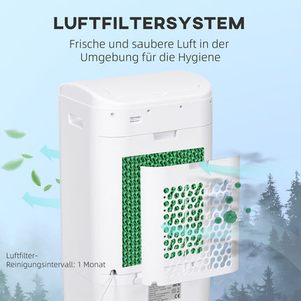 Tragbares 3-in-1 Klimagerät, Luftbefeuchter, Kühler – 15L, Fernbedienung, Timer