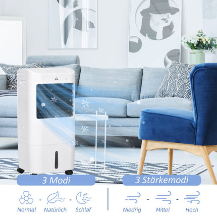 Tragbares 3-in-1 Klimagerät, Luftbefeuchter, Kühler – 15L, Fernbedienung, Timer