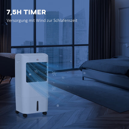 Tragbares 3-in-1 Klimagerät, Luftbefeuchter, Kühler – 15L, Fernbedienung, Timer