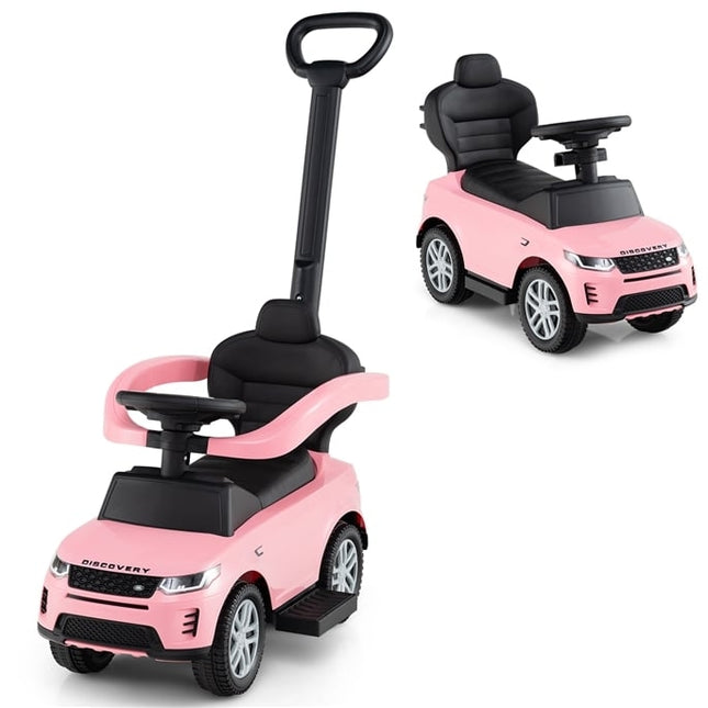 3-in-1 Kleinkinder-Rutschauto mit abnehmbarem Griff