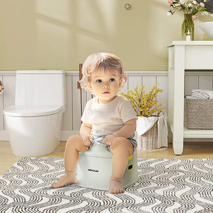 3-in-1-Töpfchen für Kinder, abnehmbar, grau, 6-72 Monate