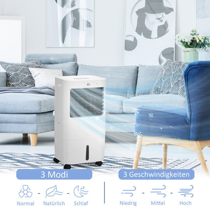 Mobiles Klimagerät – 15 l, 60° Oszillation, Fernbedienung
