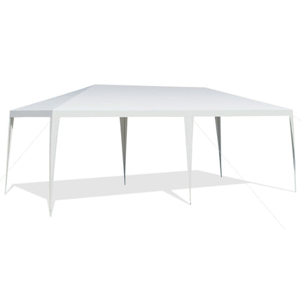 Párty stan 3m x 6m vodotěsný plážový stan s lany bílá