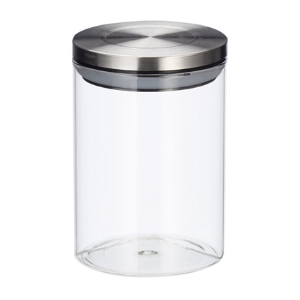 3-pack 600 ml glass jars with lids