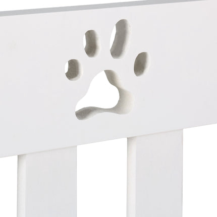 3-part dog fence paws