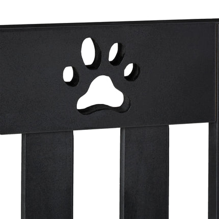 3-part dog fence paws