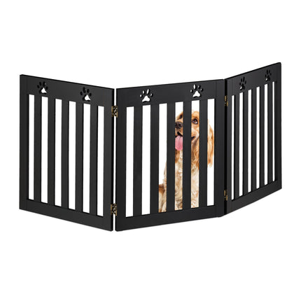 3-part dog fence paws