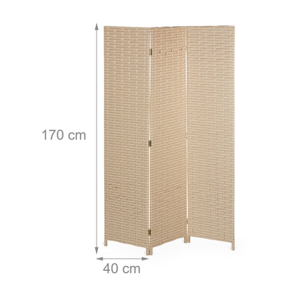 Paravent 3 parties 170 cm