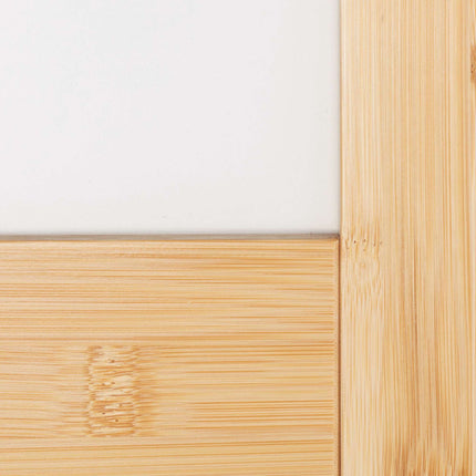 3-part screen with bamboo frame