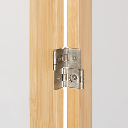 3-part screen with bamboo frame