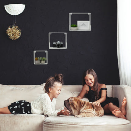 3 pcs. Cube-shaped shelves