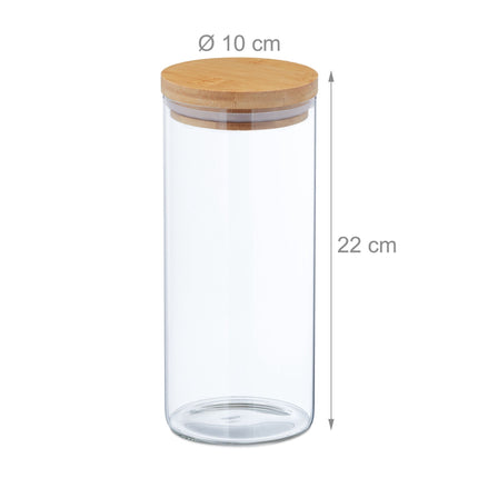 3 Stk. Vorratsgläser 1300 ml