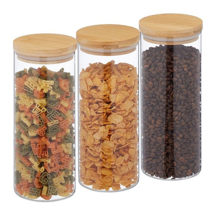 3 bocaux de conservation 1500 ml