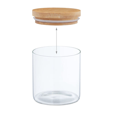 3 pcs. Storage jars 380 ml