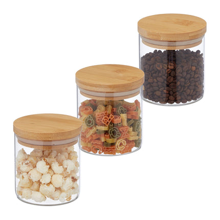 3 pcs. Storage jars 380 ml