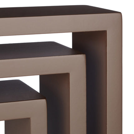 3 pcs. Wall shelves with a modern design