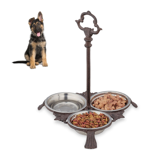3 Stk. Hundenäpfe mit Griffen