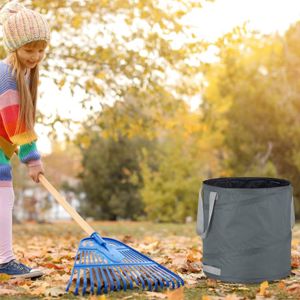 3 pcs. garden bags 85-liter gray