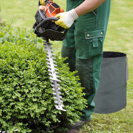 3 pcs. garden bags 85-liter gray