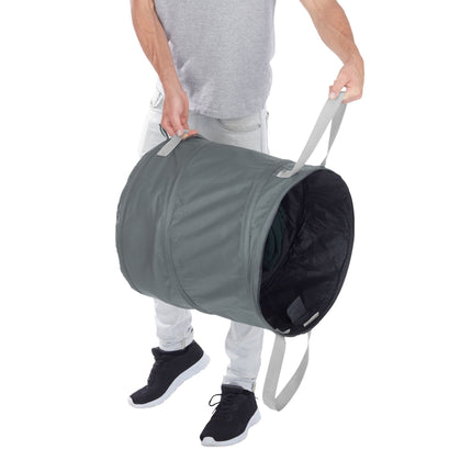 3 pcs. garden bags 85-liter gray