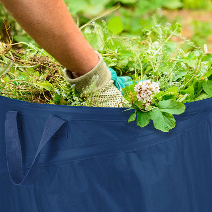 3 Stk. Gartensäcke 160 Liter blau