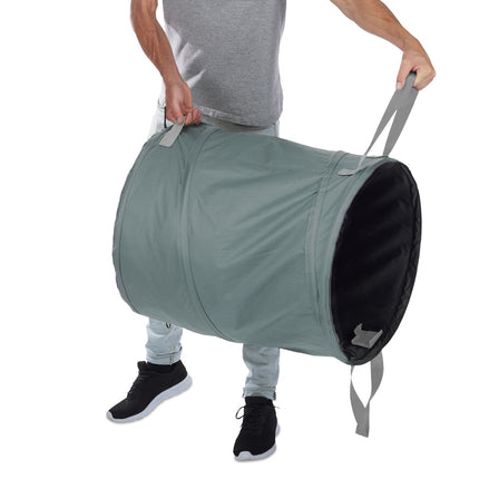 3 pcs. garden sacks 160-litre grey