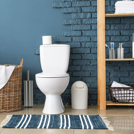 3-teiliges Badezimmer-Set Edelstahl