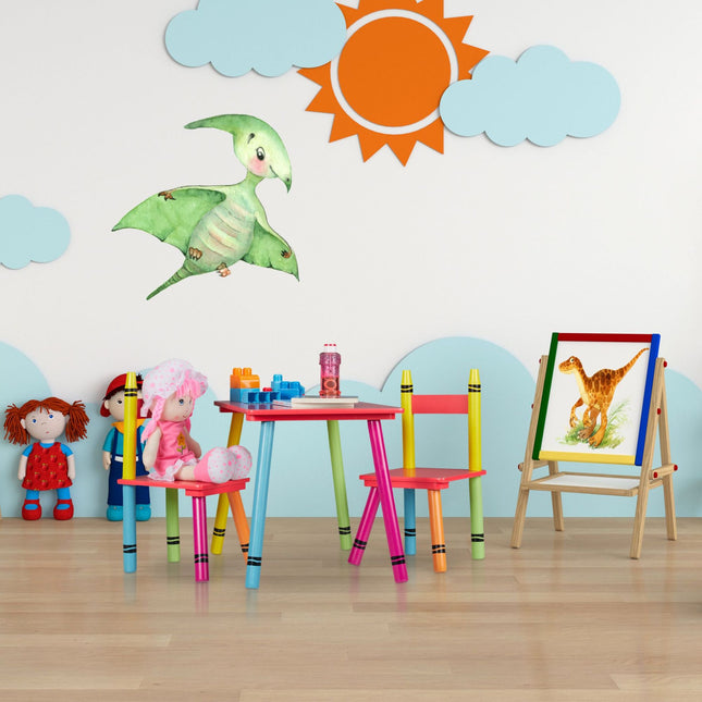 3-teilige Kindersitzgruppe, bunt