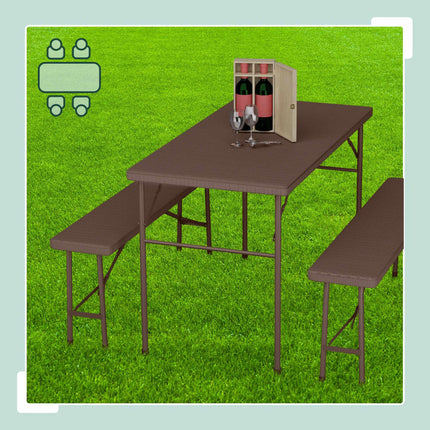 Třídílný skládací set do pivního stanu