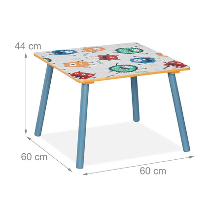 Ensemble de sièges 3 pièces pour enfants Motif monstre