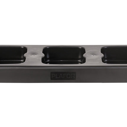 3x20L Waste Bin Stand for Recycling – Black