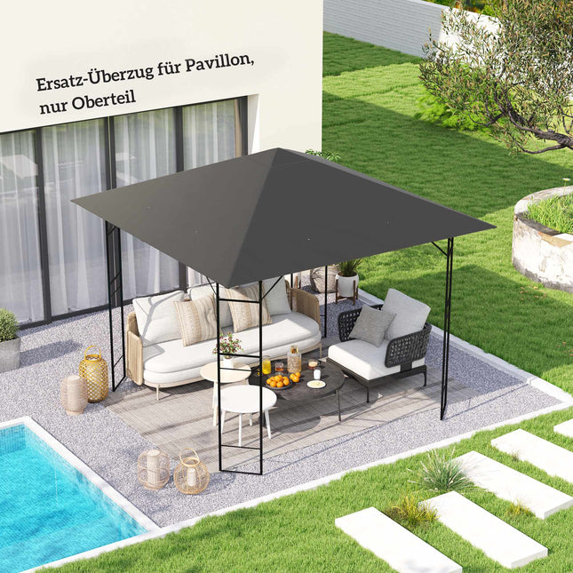 3x3m Pavillon-Ersatzdach, wasserabweisend, UPF30+