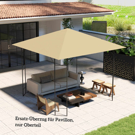 3x3m Pavilion Replacement Roof, Water-Resistant, UPF30+