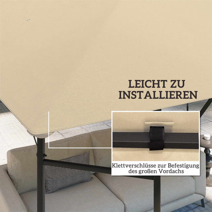3x3m Pavilion Replacement Roof, Water-Resistant, UPF30+