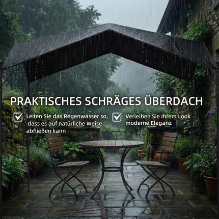 3x3 m Pergola mit Metallrahmen und UPF30+ Dach