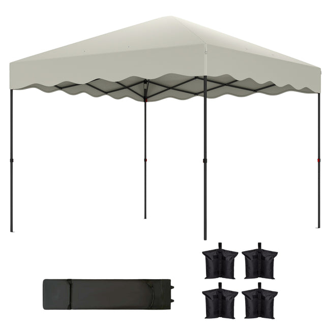 3x3m Faltpavillon, wasserabweisend, UV 50+ Schutz