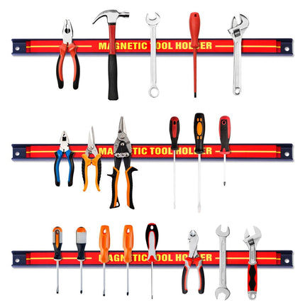 3 x Magnet Werkzeughalter Wand Magnetleisten Set Magnetleiste 46 cm